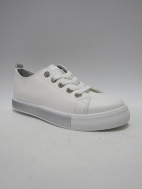 Buty sportowe damskie na płaskim (36-41) K1707 SILVER