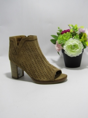 Botki damskie na obcasie (36-41) G23150 KHAKI