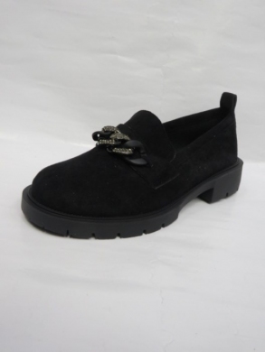 Mokasyny damskie na płaskim (36-41) 3232C BLACK