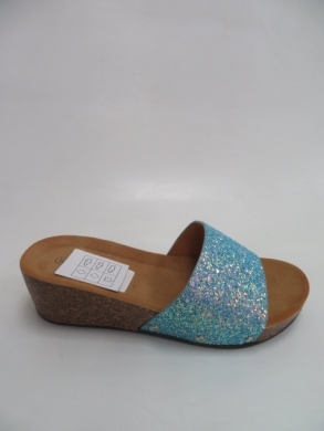 Klapki damskie na koturnie (36-41) S20066-3 BLUE