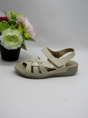 Sandały damskie na płaskim (36-42) 21093-4 BEIGE