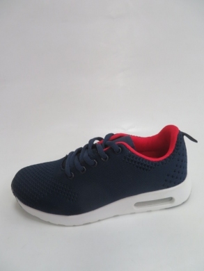Buty sportowe damskie na płaskim (36-41) D1905-7 NAVY/WHITE