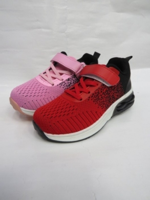 Buty sportowe dziewczęce (31-36) C12-7 PINK/RED