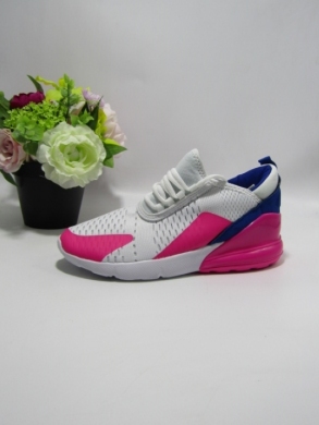 Buty sportowe damskie na płaskim (36-41) D90-311 WH/FUXIA