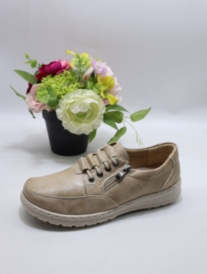 Półbuty damskie na płaskim (36-42) 26123-4 BEIGE