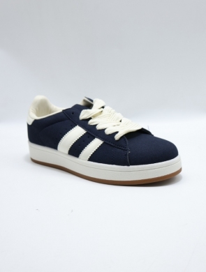 Buty sportowe damskie na płaskim (36-41) JD-50 BLUE/BEIGE