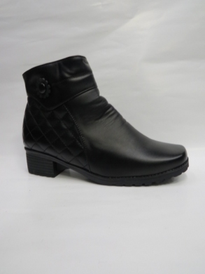 Botki damskie ocieplane na obcasie (37-42) AT3012 BLACK