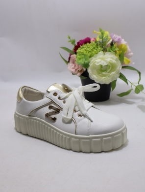 Buty sportowe damskie na płaskim (36-41) 6250 WHITE