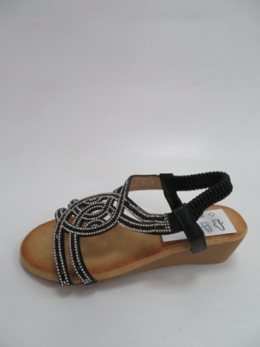 Sandały Damskie na koturnie (36-41) MK-69 BLACK