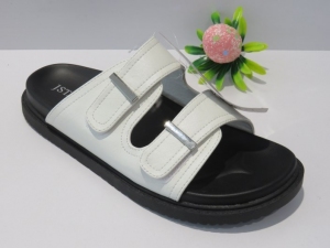 Klapki damskie na płaskim (36-41) ZYTX22039 WHITE