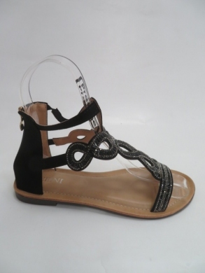Sandały damskie na płaskim (36-41) J82-1 BLACK