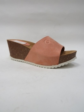 Klapki damskie na koturnie (36-41) 8282 PINK