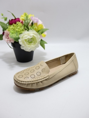 Mokasyny damskie na płaskim (36-41) ARS-95-1 BEIGE