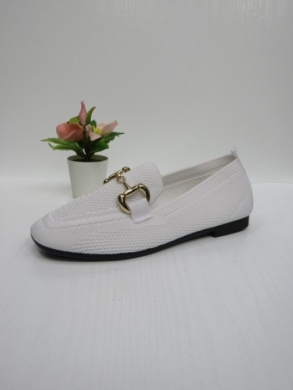 Mokasyny damskie na płaskim (36-41) 2801 WHITE