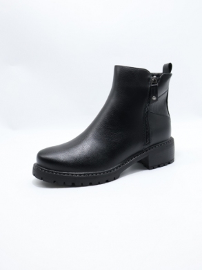 Botki damskie ocieplane na obcasie (36-41) YCC-82 BLACK