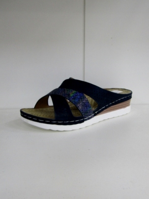 Klapki damskie na koturnie (36-41) N22-1061 BLUE