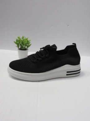 Buty sportowe damskie na płaskim (36-41) EV-25 BLACK