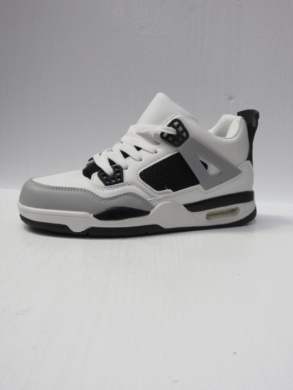 Buty sportowe damskie na płaskim (36-41) EV-223 WHITE/BLACK
