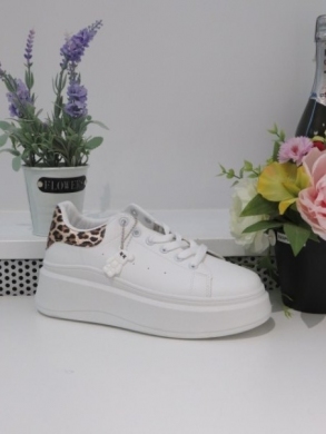 Buty sportowe damskie na płaskim (36-41) 2095 LEOPARD