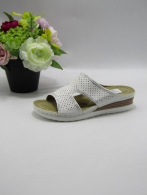 Klapki damskie na koturnie (36-41) N24-1068 WHITE