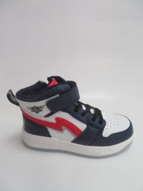 Botki chłopięce jesienne (32-37) P808A BLUE/WHITE