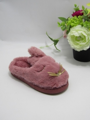 Kapcie dziewczęce ocieplane (30-35) TS-801-1 PINK
