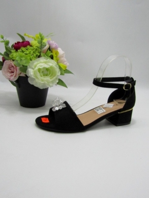 Sandały damskie na obcasie (36-41) TY2426-1 BLACK/MIC
