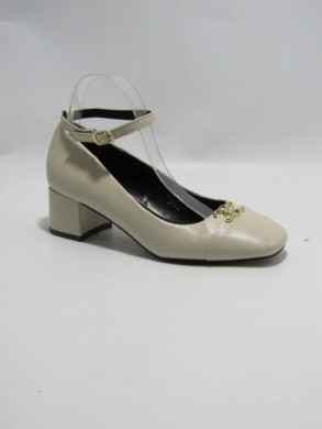 Czółenki damskie na obcasie (36-41) CH872 BEIGE