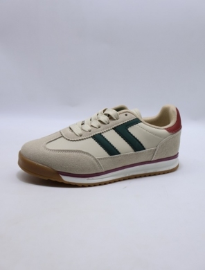 Buty sportowe damskie na płaskim (36-41) C3907 BEIGE