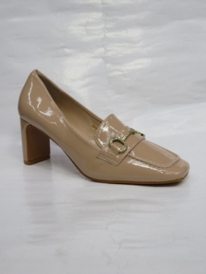 Półbuty damskie na obcasie (36-41) QL-295 NUDE