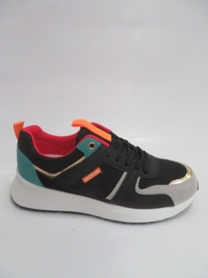 Buty sportowe damskie na koturnie (36-41) A-6 BLACK