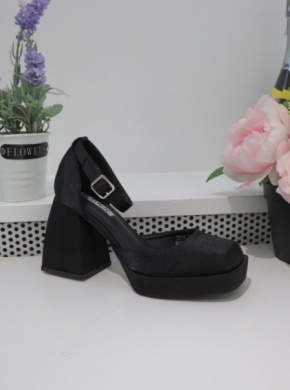 Sandały damskie na obcasie (36-41) J218 BLACK