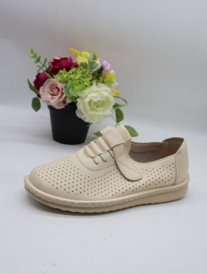 Półbuty damskie na płaskim (36-41) 60771-2 BEIGE