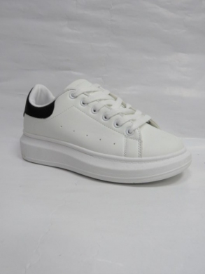 Buty sportowe damskie na płaskim (36-41) WFC-15 WHITE