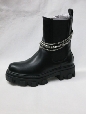 Botki damskie na płaskim (36-41) K61 BLACK