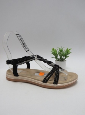 Sandały damskie na płaskim (36-41) FY6897 BLACK