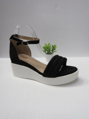 Sandały damskie na koturnie (36-41) TS2023-3 BLACK