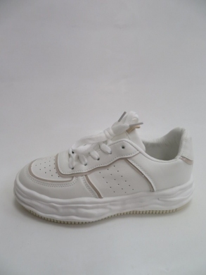 Buty sportowe damskie na płaskim (36-41) 21-Q20 BEIGE