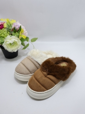Kapcie damskie ocieplane (36-41) 616 MIX