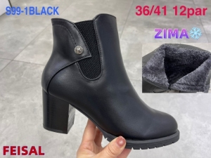 Botki damskie na obcasie (36-41) S99-1