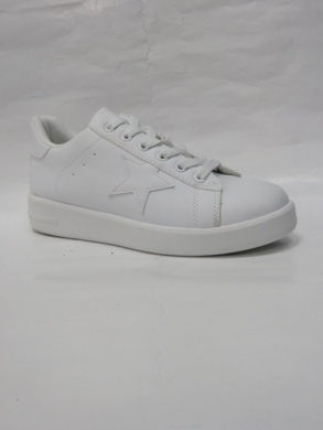 Buty sportowe damskie na płaskim (36-41) E-8 WHITE