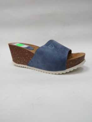Klapki damskie na koturnie (36-41) 8282 BLUE