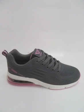 Buty sportowe damskie na płaskim (36-41) T2178 GREY
