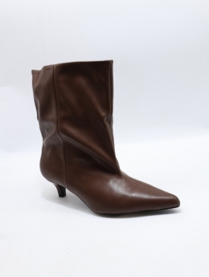 Kozaki damskie na szpilce (36-41) LA3119 BROWN