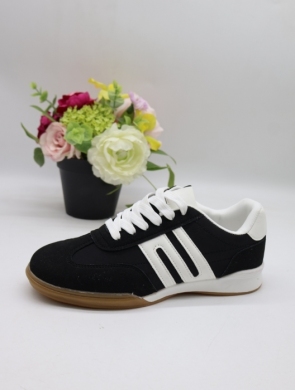 Buty sportowe damskie na płaskim (36-41) 8-130 BLACK