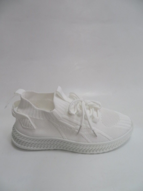 Buty sportowe damskie na płaskim (36-41) 2152-2 WHITE