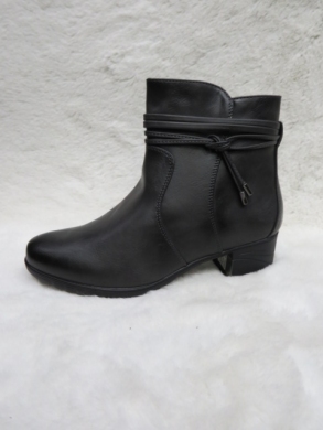 Botki damskie ocieplane na obcasie (36-41) 61692 GREY