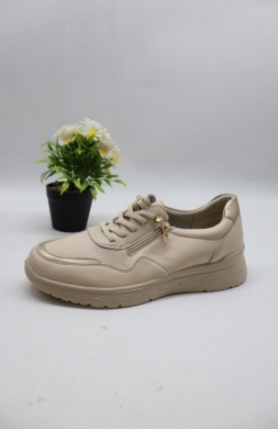 Buty sportowe damskie na płaskim (36-41) BK-616 BEIGE