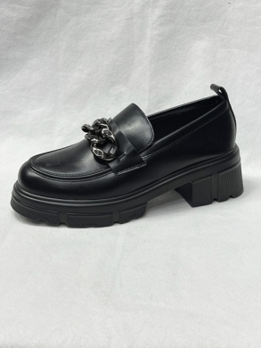 Mokasyny damskie na płaskim (36-41) 3256 BLACK
