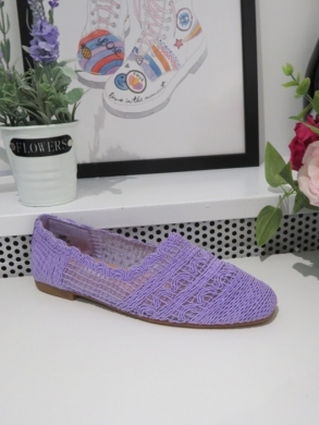 Mokasyny damskie na płaskim (36-41) 3699 PURPLE
